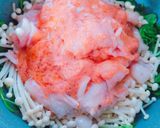 ＊豚肉と豆苗とえのきのレンチンおかず＊作り方3写真