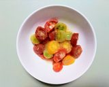 Xmasメニュー!トマトバジルパスタ作り方2写真