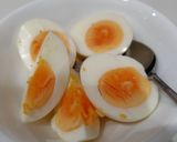 鶏がらスープのあっさり味玉作り方2写真