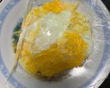 レンジクリームハヤシ味オムライス弁当作り方11写真