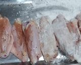 鶏手羽中の甘辛焼き作り方1写真