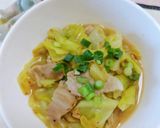 うちの母の味☆キャベツと豚肉のお味噌汁♬作り方41写真