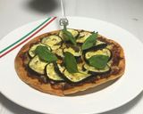 豆腐シュレッドで作るナスのボローニャピザ作り方15写真