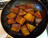 お惣菜屋さんの味☆材料3つ♪カボチャの煮物♪作り方4写真