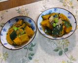 レンジで時短にも！南瓜の煮物or肉じゃが作り方69写真