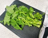 菜花と豚バラのもみじおろしポン酢がけ作り方2写真