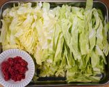 炒め春キャベツの😋🌸梅おかか塩昆布和え✨作り方1写真