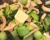 チンゲン菜とエリンギの旨塩バターソテー作り方8写真