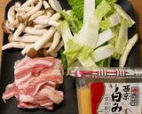 レンジで簡単 豚バラ白菜の白味噌のやつ作り方1写真