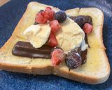 KitKatトースト アイスとベリーを添えて作り方4写真