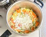 干しエビのビスクスープ🦐圧力鍋使用作り方2写真