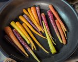 カラー野菜☆人参ステーキバター炒め作り方3写真