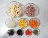 豆腐皮のレンジアップそぼろ♪作り方1写真