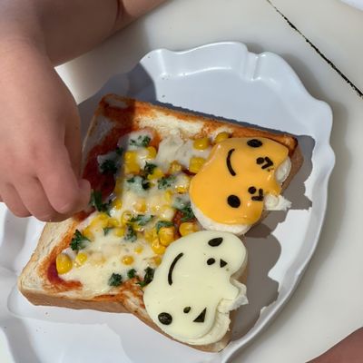 ハロウィン★トースト ハロウィンおばけトースト by 管理栄養士Naoko 【クックパッド】 簡単