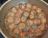 揚げ焼きひと手間かけたミートボール作り方4写真