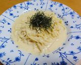 明太子クリームパスタ白ワイン風作り方11写真