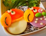 キャラ弁：ちょっぴりメタボなキョロちゃん作り方4写真