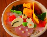 キャラ弁：ちょっぴりメタボなキョロちゃん作り方5写真