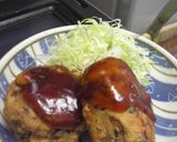 もずく入り照り焼きバーグ作り方4写真