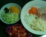 夏はレンジにおまかせ☆キーマカレー作り方1写真