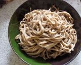 梅×貝割れ×大葉のぶっかけそば作り方4写真