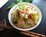 みょうがと塩昆布と鮭フレの混ぜご飯作り方6写真