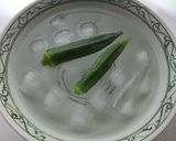 オクラのキムチやっこ作り方2写真