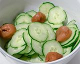 きゅうりのさっぱり梅和え🥒🌸作り方2写真