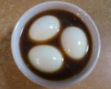 煮汁リサイクル（＾＾；）　味たまご作り方2写真
