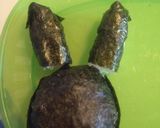 ☆キャラ弁　黒うさぎ☆作り方2写真