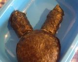 ☆キャラ弁　黒うさぎ☆作り方4写真