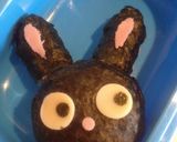 ☆キャラ弁　黒うさぎ☆作り方6写真