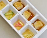 お汁がジュワッ♪もずく酢の寒天よせ①作り方10写真