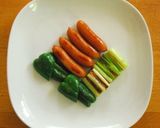 青い! グリーンベジグリル【糖質制限】作り方2写真