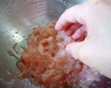 鶏とセロリのハンバーグ作り方1写真