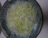 豚ばら肉炒め・おろしのたれかけ作り方3写真