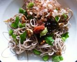 梅ともずくの冷やし蕎麦作り方5写真