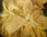 豚ばら肉炒め・おろしのたれかけ作り方8写真