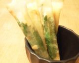 ビールに最高☆もち餅明太子スティック春巻作り方5写真