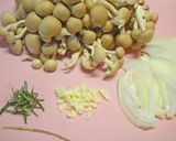 ささみとキノコの豆乳スープ作り方1写真