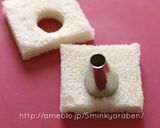 【キャラ弁】カニカマのりんご弁当作り方2写真