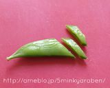 【キャラ弁】カニカマのりんご弁当作り方4写真
