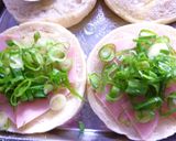 ハム×葱×天かすのわさび風味トースト作り方3写真