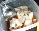 イカゲソと耳のニンニク醤油焼き作り方1写真