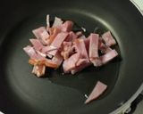 カリカリベーコンの春菊サラダ作り方2写真