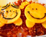 薄焼き卵でミスターメンリトルミスのお弁当作り方4写真