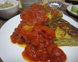 残り物で☆スパニッシュオムレツ作り方7写真