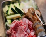 豚肉とズッキーニの炒め物作り方1写真