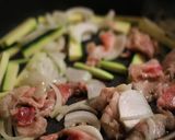 豚肉とズッキーニの炒め物作り方2写真