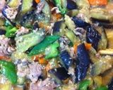 茄子と豚肉の味噌炒め作り方5写真